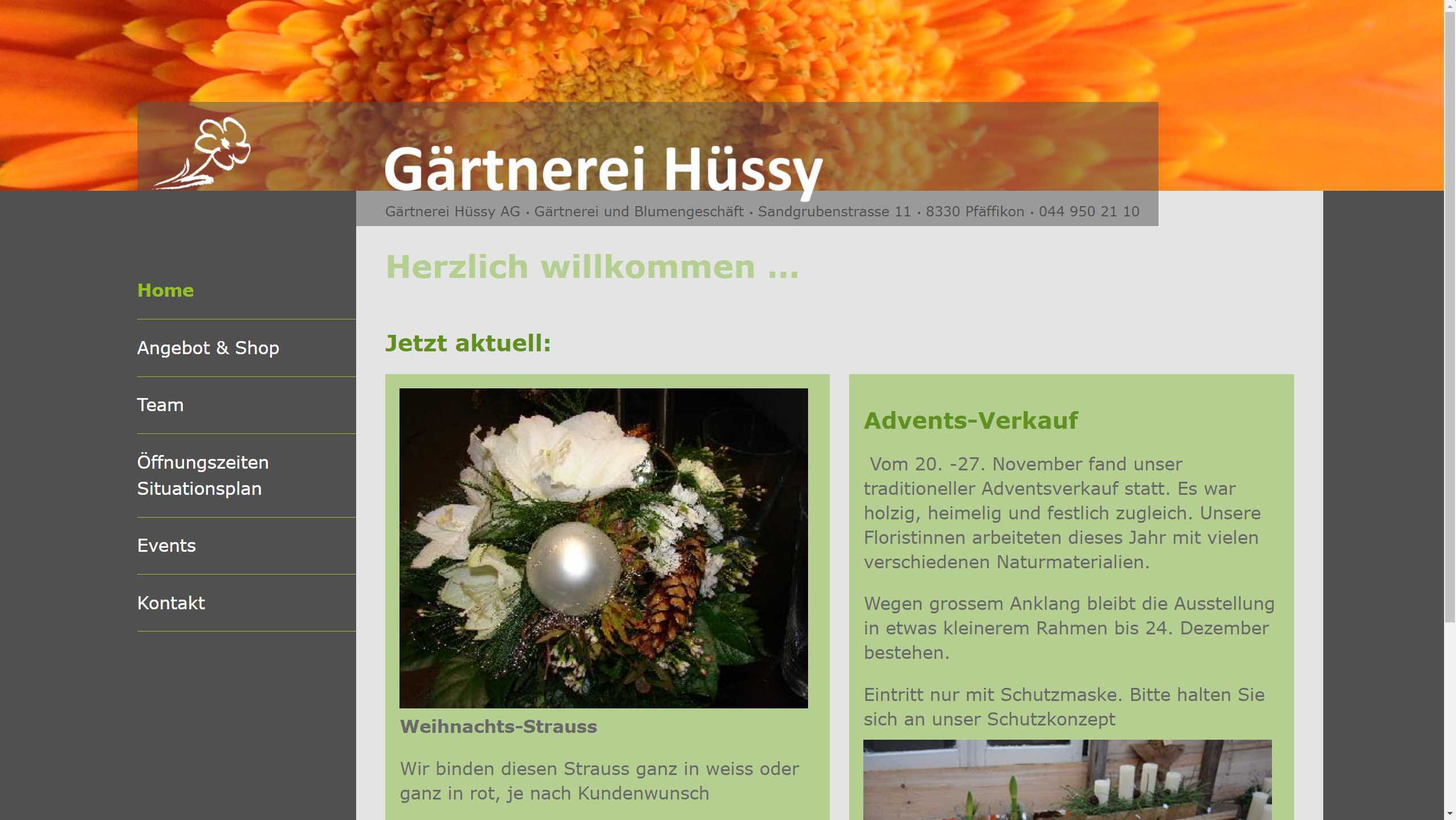 Gärtnerei Hüssy AG