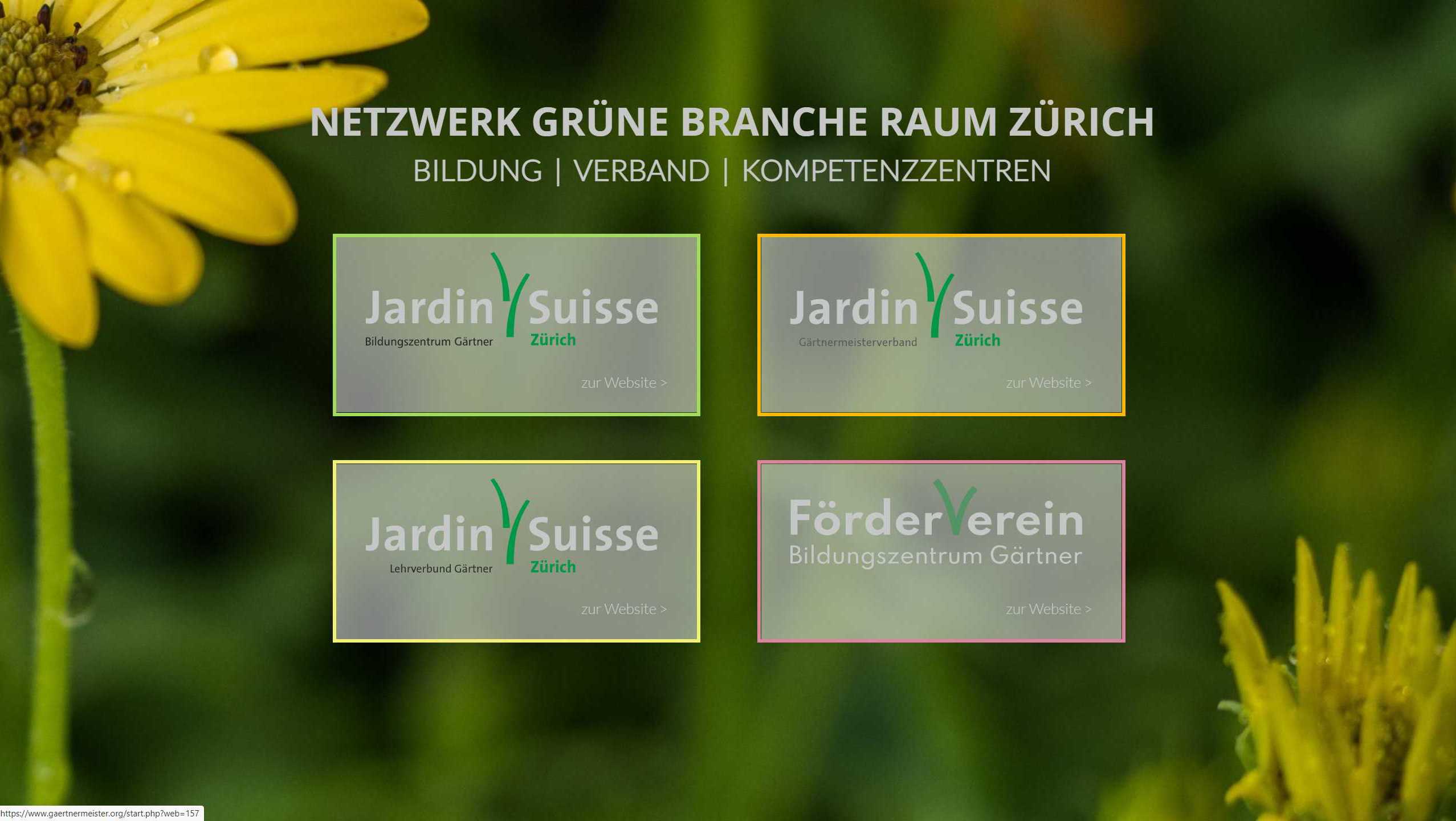 Portal der grünen Branche Zürich